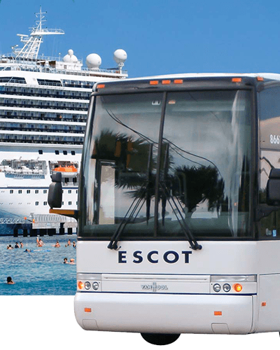 Cruise Shuttle Bus Services by Escot Bus Lines