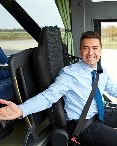Escot Charter Bus with Friendly Service